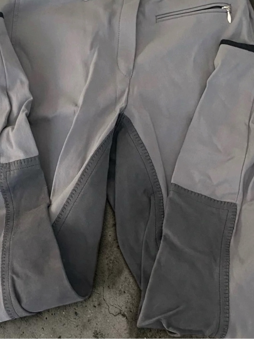 Pikeur Gray Full Seat Equestrian Riding Breeches 28 Waist